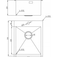 Кухонная мойка Milacio Denia 41 Steel MC.77468 (золотой) - Превью изображения №6 — Интернет-магазин Time-Shop