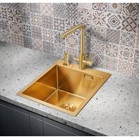 Кухонная мойка Milacio Denia 41 Steel MC.77468 (золотой) - Превью изображения №2 — Интернет-магазин Time-Shop