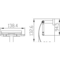 Диспенсер для туалетной бумаги Kaiser Gerade KH-2010 - Превью изображения №2 — Интернет-магазин Time-Shop