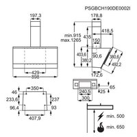 Кухонная вытяжка AEG DVE5971HB - Превью изображения №3 — Интернет-магазин Time-Shop