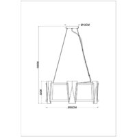 Подвесная люстра Arte Lamp Grato A4079LM-6CC - Превью изображения №8 — Интернет-магазин Time-Shop