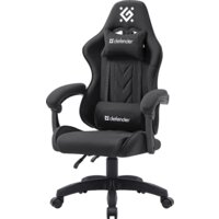 Игровое (геймерское) кресло Defender Breeze (черный) - Превью изображения №3 — Интернет-магазин Time-Shop