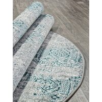 Ковер для жилой комнаты Merinos Palermo F281-OVAL-GRAY (1.6х2.3) - Превью изображения №2 — Интернет-магазин Time-Shop