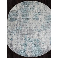 Ковер для жилой комнаты Merinos Palermo F281-OVAL-GRAY (1.6х2.3) - Превью изображения №5 — Интернет-магазин Time-Shop