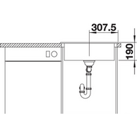 Кухонная мойка Blanco Palona 6 (глянцевый магнолия) 524732 - Превью изображения №4 — Интернет-магазин Time-Shop