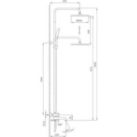 Душевая система  Gappo G2406 - Превью изображения №2 — Интернет-магазин Time-Shop