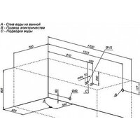 Ванна Aquanet Tessa 170x70 - Превью изображения №10 — Интернет-магазин Time-Shop