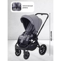 Универсальная коляска Rant Flex 3в1 RA077 (серый) - Превью изображения №7 — Интернет-магазин Time-Shop