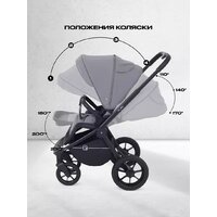 Универсальная коляска Rant Flex 3в1 RA077 (серый) - Превью изображения №10 — Интернет-магазин Time-Shop