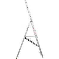 Лестница-стремянка Новая высота NV 223 алюминиевая трёхсекционная 3x8 ступеней - Превью изображения №5 — Интернет-магазин Time-Shop