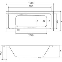 Ванна Lauter Estelle 170х70 21206070 - Превью изображения №28 — Интернет-магазин Time-Shop