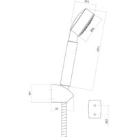 Душевой гарнитур  Cersanit Cari 63389 - Превью изображения №5 — Интернет-магазин Time-Shop