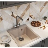 Кухонная мойка Mixline ML-GM14 551900 (песочный) - Превью изображения №4 — Интернет-магазин Time-Shop