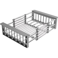 Кухонная мойка Roxen Stage 560250-60B PVD графит (c держателем для ножей, двумя коландерами, разделочной доской и дозатором) - Превью изображения №6 — Интернет-магазин Time-Shop