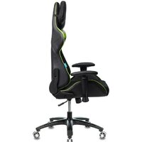 Игровое (геймерское) кресло Zombie Viking 4 Aero Green Edition (черный) - Превью изображения №3 — Интернет-магазин Time-Shop