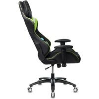 Игровое (геймерское) кресло Zombie Viking 4 Aero Green Edition (черный) - Превью изображения №6 — Интернет-магазин Time-Shop