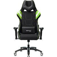 Игровое (геймерское) кресло Zombie Viking 4 Aero Green Edition (черный) - Превью изображения №2 — Интернет-магазин Time-Shop