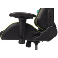 Игровое (геймерское) кресло Zombie Viking 4 Aero Green Edition (черный) - Превью изображения №11 — Интернет-магазин Time-Shop