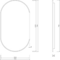  Roxen Зеркало Grown 510200-70GM 40x70 - Превью изображения №12 — Интернет-магазин Time-Shop