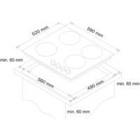 Варочная панель Simfer H60D14B020 - Превью изображения №3 — Интернет-магазин Time-Shop