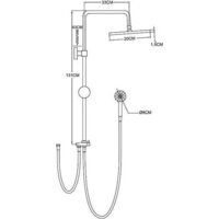 Душевая система  Wisent WP3500-1 - Превью изображения №5 — Интернет-магазин Time-Shop