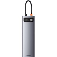 Док-станция Baseus Metal Gleam Series 11-in-1 Multifunctional HUB Type-C Hub Docking Station CAHUB-CT0G - Превью изображения №3 — Интернет-магазин Time-Shop
