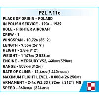 Конструктор Cobi Historical Collection WWII PZL P.11c - Превью изображения №9 — Интернет-магазин Time-Shop
