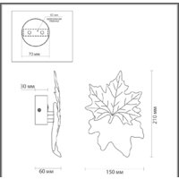 Бра Odeon Light Eva 4371/3WL - Превью изображения №6 — Интернет-магазин Time-Shop