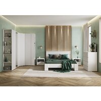 Кровать Стендмебель Хелен КР 02 140x200 (белый/белый) - Превью изображения №4 — Интернет-магазин Time-Shop