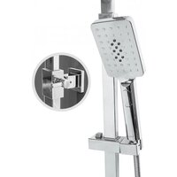 Душевая система  Hansberge H5077 (белый хром) - Превью изображения №6 — Интернет-магазин Time-Shop