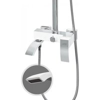 Душевая система  Hansberge H5077 (белый хром) - Превью изображения №4 — Интернет-магазин Time-Shop