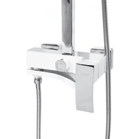 Душевая система  Hansberge H5077 (белый хром) - Превью изображения №5 — Интернет-магазин Time-Shop