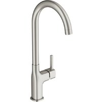 Смеситель Cersanit Elio однорычажный 68260 (сатин) - Превью изображения №2 — Интернет-магазин Time-Shop