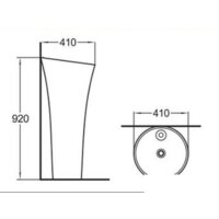 Умывальник WeltWasser LEERBACH 4141 GL-WT - Превью изображения №2 — Интернет-магазин Time-Shop