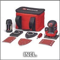 Виброшлифмашина Einhell TE-OS 18/113 3X Li - Solo 4460730 (без АКБ, сумка) - Превью изображения №12 — Интернет-магазин Time-Shop