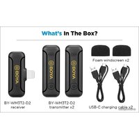 Радиосистема BOYA BY-WM3T2-D2 - Превью изображения №6 — Интернет-магазин Time-Shop