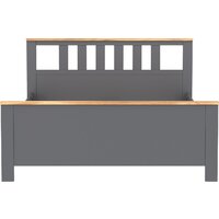 Кровать Mio Tesoro Сага 160x200 2.08.04.070.15 (серый/ясень) - Превью изображения №2 — Интернет-магазин Time-Shop