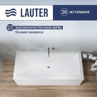 Ванна Lauter Oasis 155 21203055 (с ножками и сифоном 21Y11010 хром) - Превью изображения №3 — Интернет-магазин Time-Shop