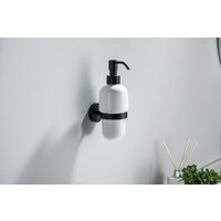 Дозатор для жидкого мыла Aquatek Бетта AQ4605MB (черный матовый) - Превью изображения №2 — Интернет-магазин Time-Shop