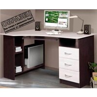 Стол Мебель-класс Престиж (венге/ясень шимо светлый, правый) - Превью изображения №4 — Интернет-магазин Time-Shop