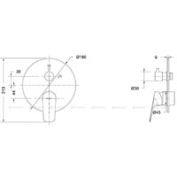 Смеситель Bravat PB8429564CP-3-ENG 3-функциональный - Превью изображения №2 — Интернет-магазин Time-Shop