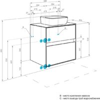  Акватон Тумба под умывальник Либерти 60 1A279401LYC70 - Превью изображения №19 — Интернет-магазин Time-Shop