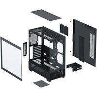 Корпус XASTRA Q500 3ARGB-FG-C10-UC (черный) - Превью изображения №9 — Интернет-магазин Time-Shop