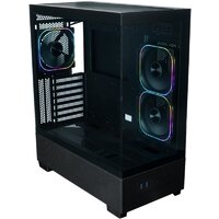 Корпус XASTRA Q500 3ARGB-FG-C10-UC (черный) - Превью изображения №3 — Интернет-магазин Time-Shop