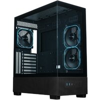 Корпус XASTRA Q500 3ARGB-FG-C10-UC (черный) - Превью изображения №2 — Интернет-магазин Time-Shop