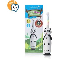 Электрическая зубная щетка Brush-Baby WildOnes Panda - Превью изображения №3 — Интернет-магазин Time-Shop