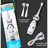 Электрическая зубная щетка Brush-Baby WildOnes Panda - Превью изображения №10 — Интернет-магазин Time-Shop