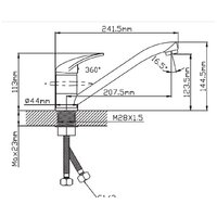 Смеситель Cronwil CD038-49 - Превью изображения №2 — Интернет-магазин Time-Shop