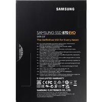 SSD Samsung 870 Evo 1TB MZ-77E1T0BW - Превью изображения №7 — Интернет-магазин Time-Shop