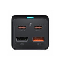 Сетевое зарядное Baseus GaN3 Pro Desktop Powerstrip AC+2U+2C 65W PSZM000901 - Превью изображения №7 — Интернет-магазин Time-Shop